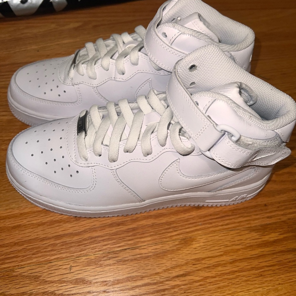 Nike White High-Top Sneakers